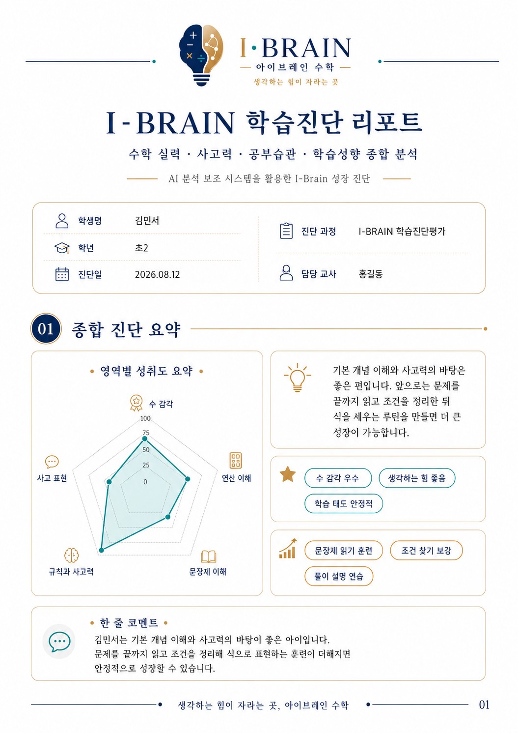종합 진단 요약